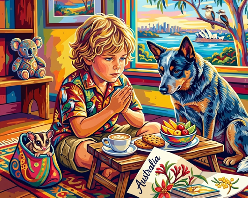 The Great Southern Grace - Paint by Numbers - 40x50cm - Framed - Made to Order