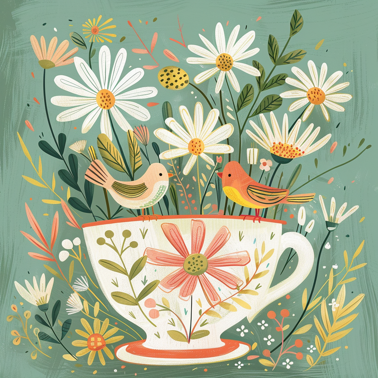 Flowers and Birds 5