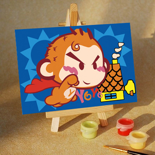 Yoyo Flying Monkey paint by numbers