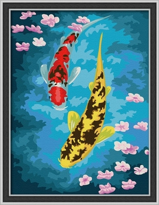 Painting by Numbers 30x40cm Koi Fish