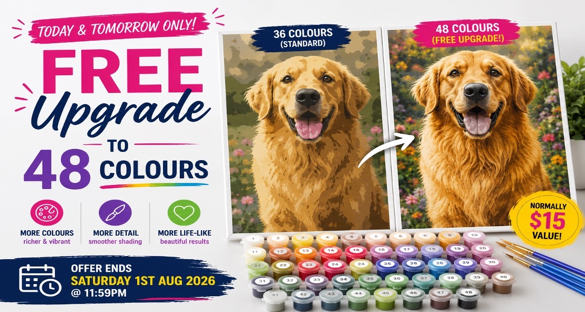 Paint by Numbers - FREE Upgrade to 48 Colours