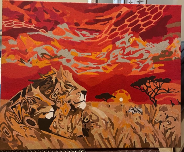 Paint by Numbers - African Jungle by Bob McPhan