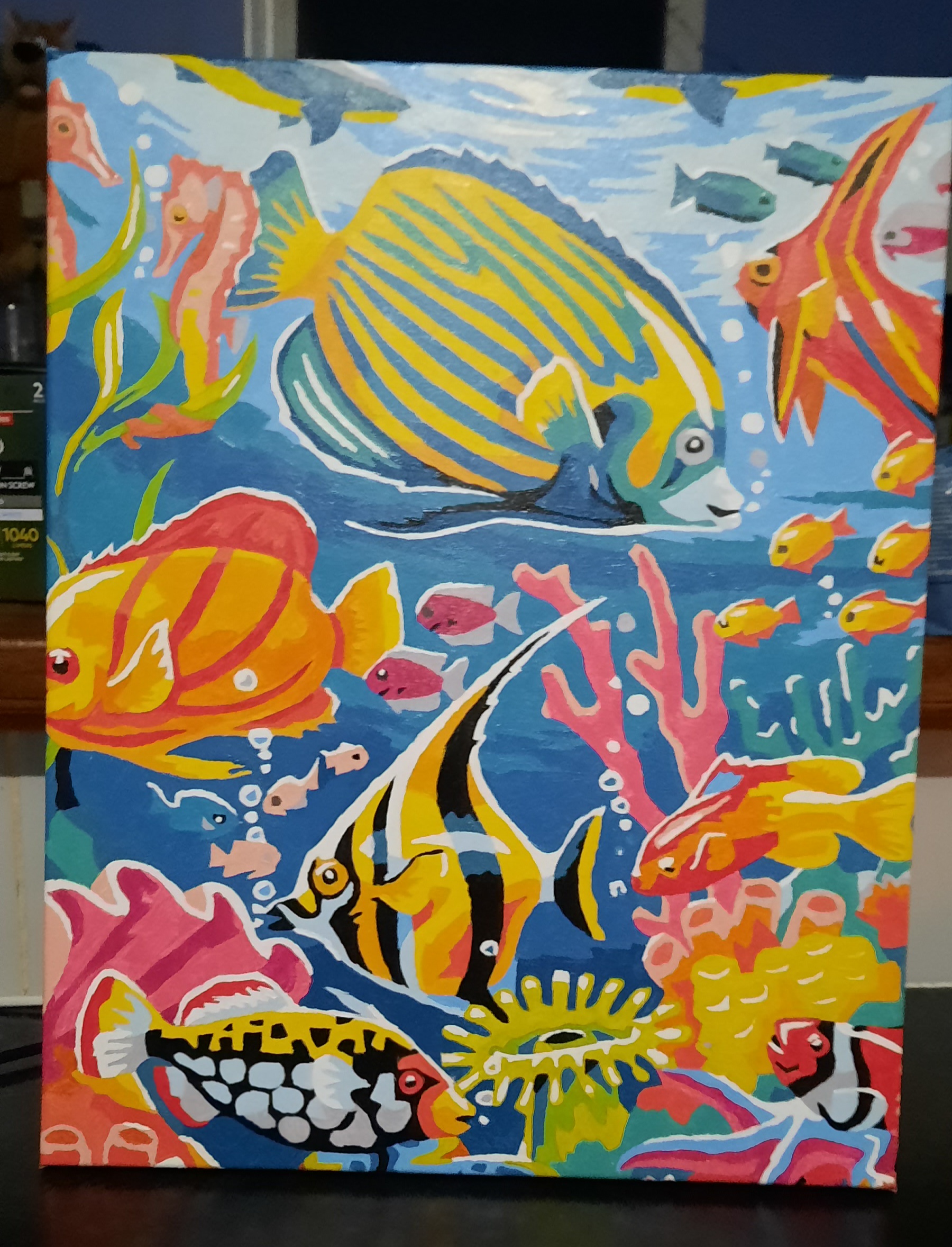 Paint by Numbers - Colourful Coral Reef by Deb Kilby