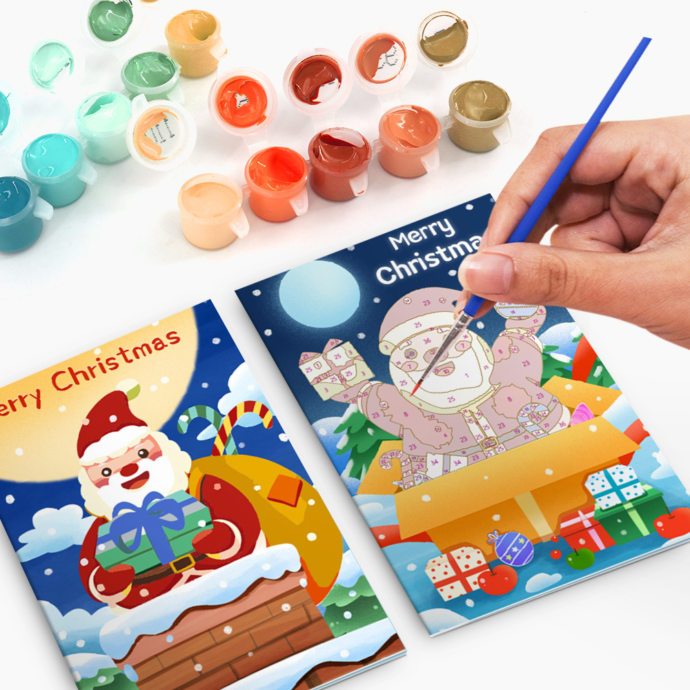 Paint by Numbers - Christmas Greeting Card