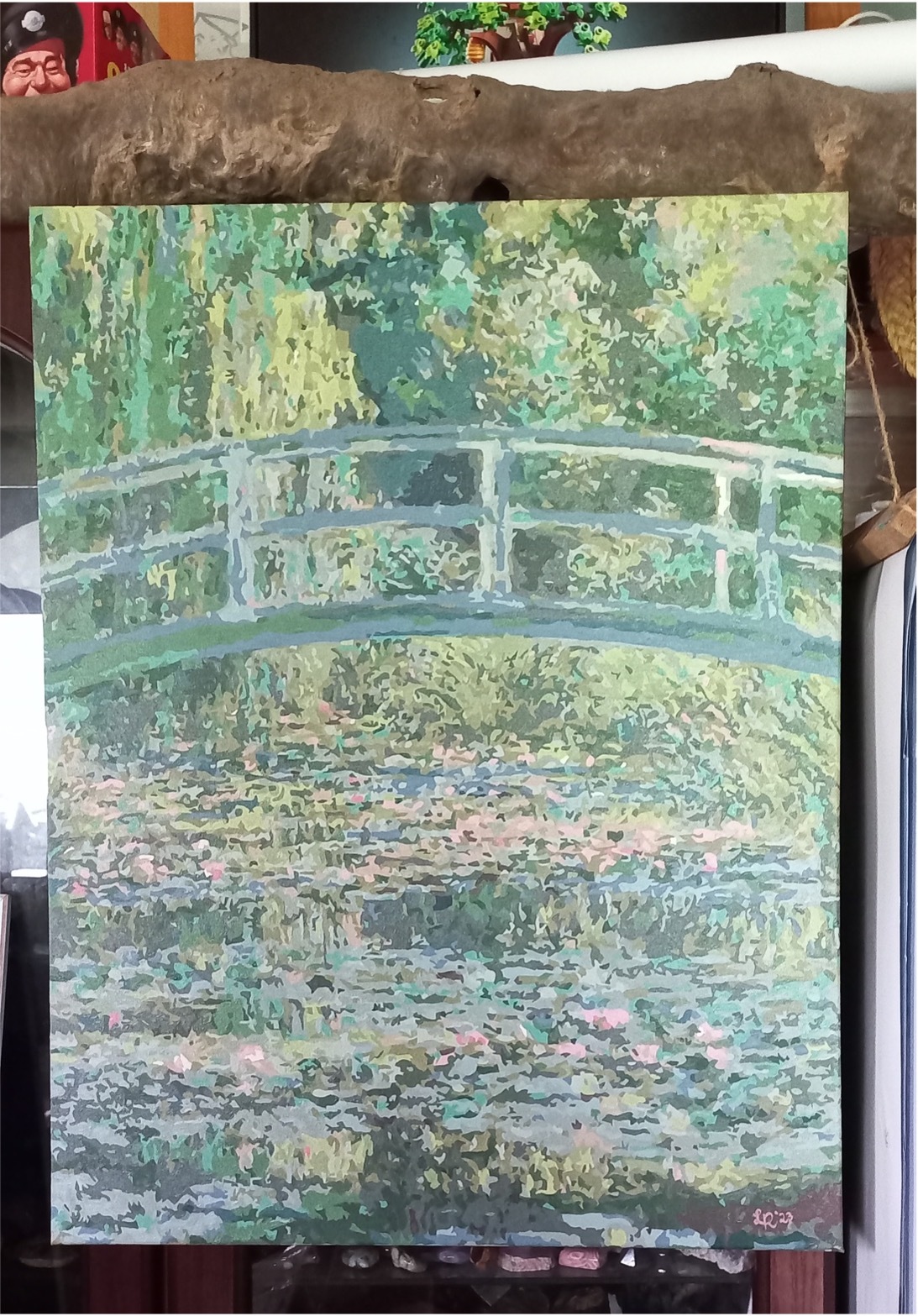 Paint by Numbers - Monet Water Lily Pond by Linda