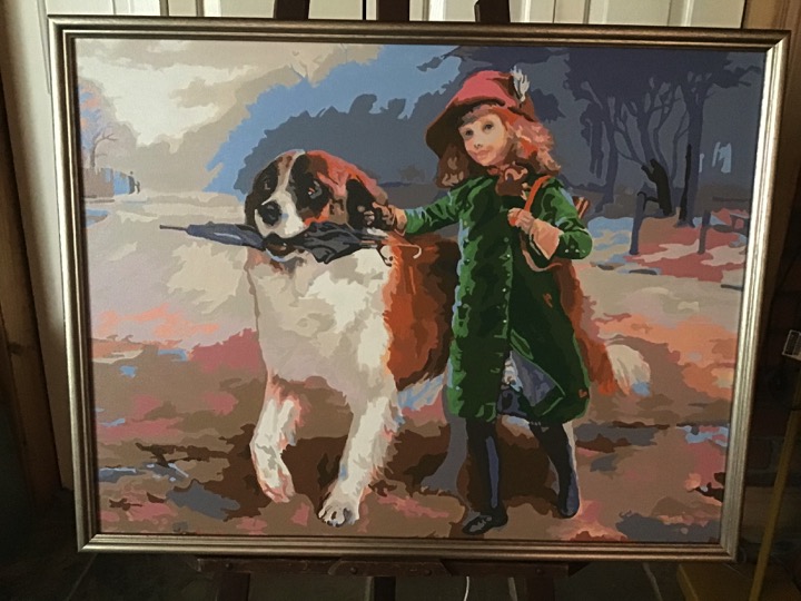 Paint by Numbers - My Best Friend by Sandra Joyce