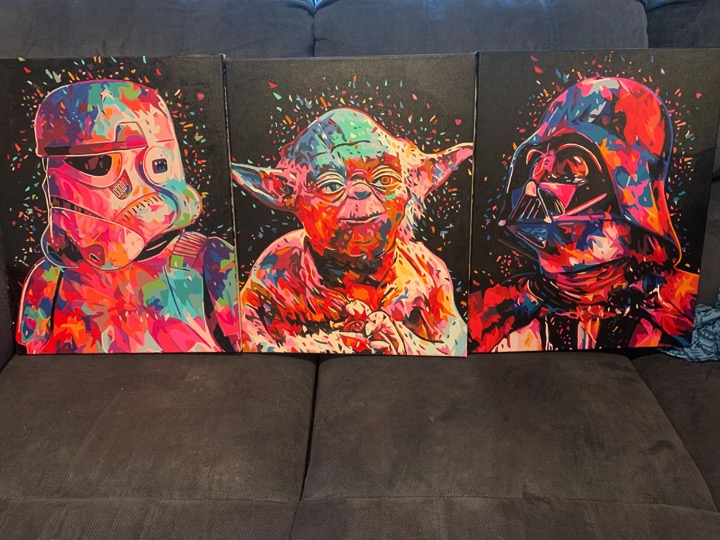 Paint by Numbers - Star Wars series by Beth Middleton