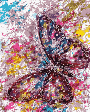 Painting by Numbers Kit - 40x50cm - Artistic Butterfly