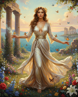 paint-by-numbers-40x50cm-made-to-order-the-goddess-of-the-garden