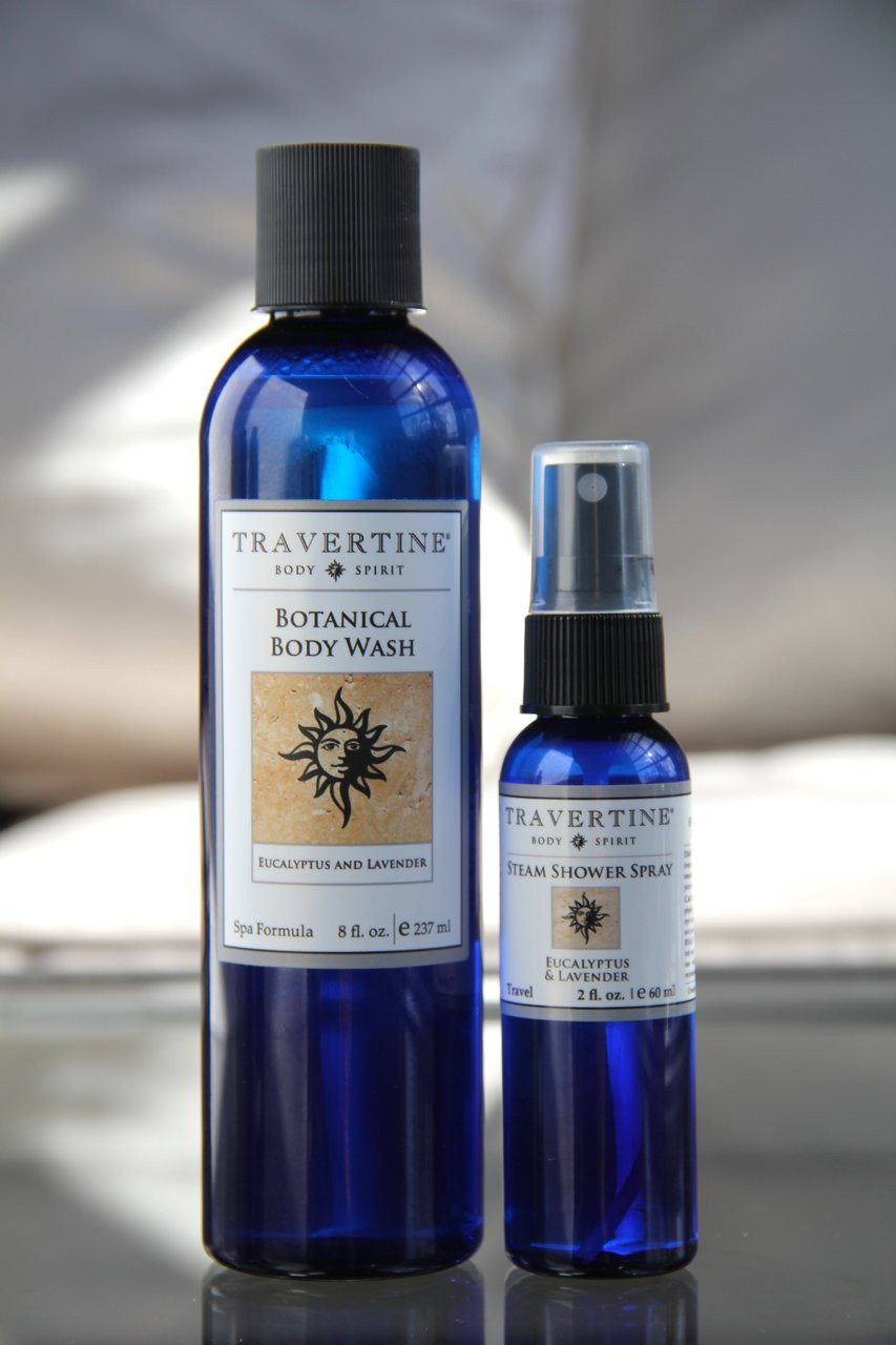 Eucalyptus + Lavender Shower Duo Travertine Body And Spirit