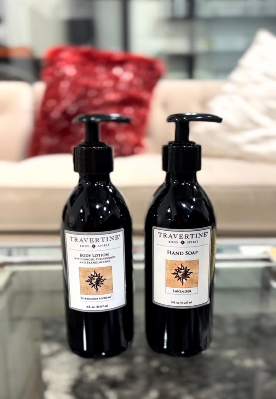 Hand Soap and Body Lotion Gift Set - Travertine Spa