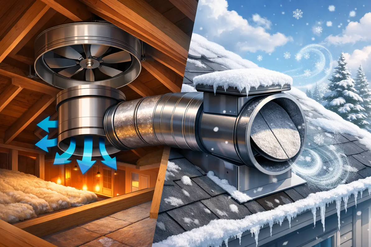 Are R50 Power Dampers Needed in Cold Weather Environments? | Whole House Fans