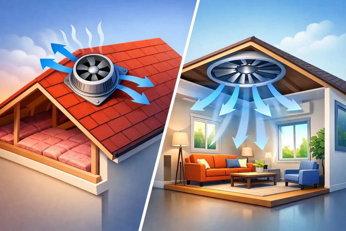 Attic Fan vs Whole House Fan | Ask the Expert