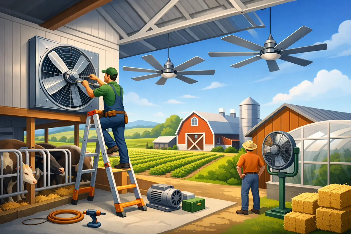 Best Agricultural Fan Installation Practices