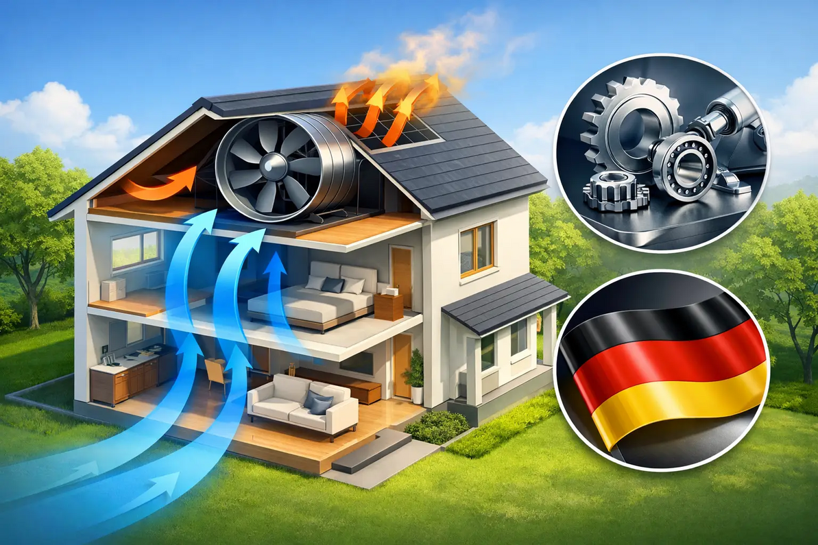 Best Whole House Fan with German Engineering