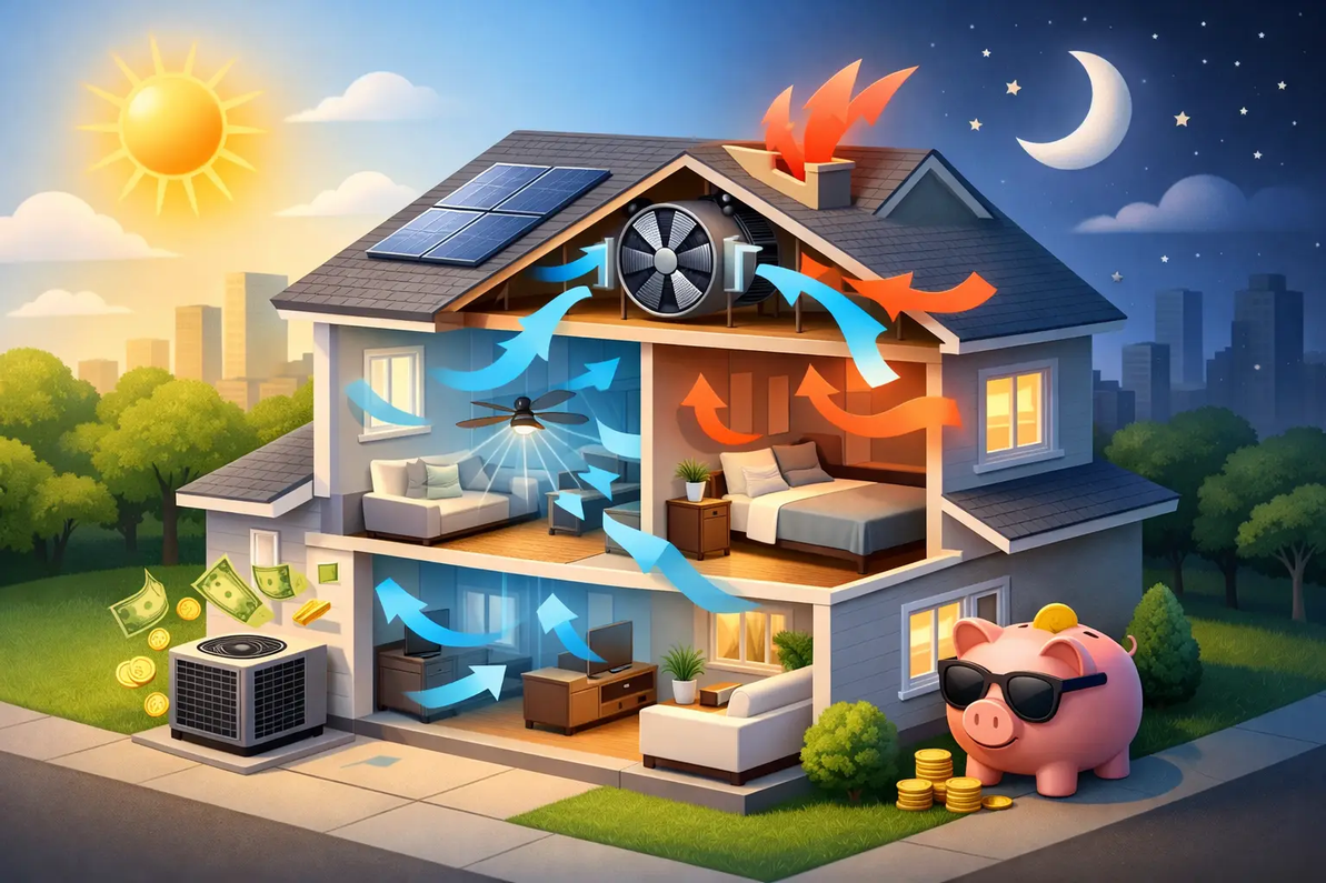 Can a Whole House Fan Cool Your Home & Save You Money?