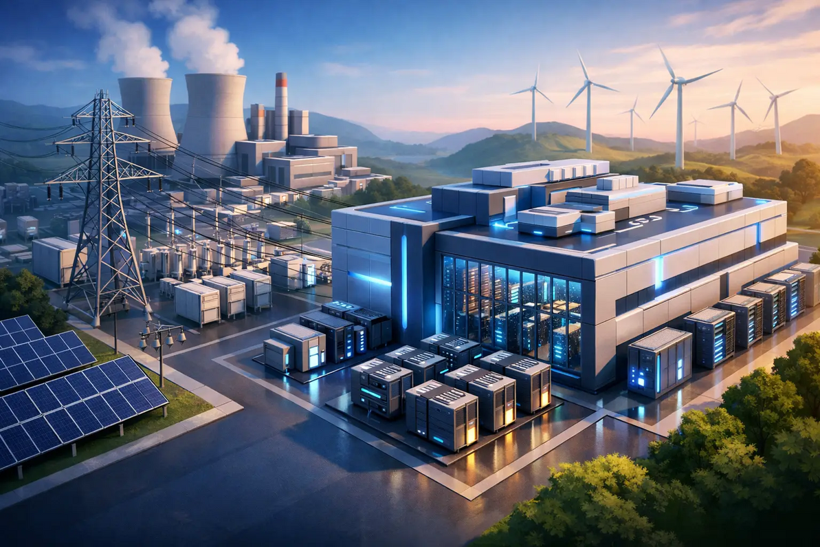 Can an AI Hyperscale Facility Use Grid Power Only?