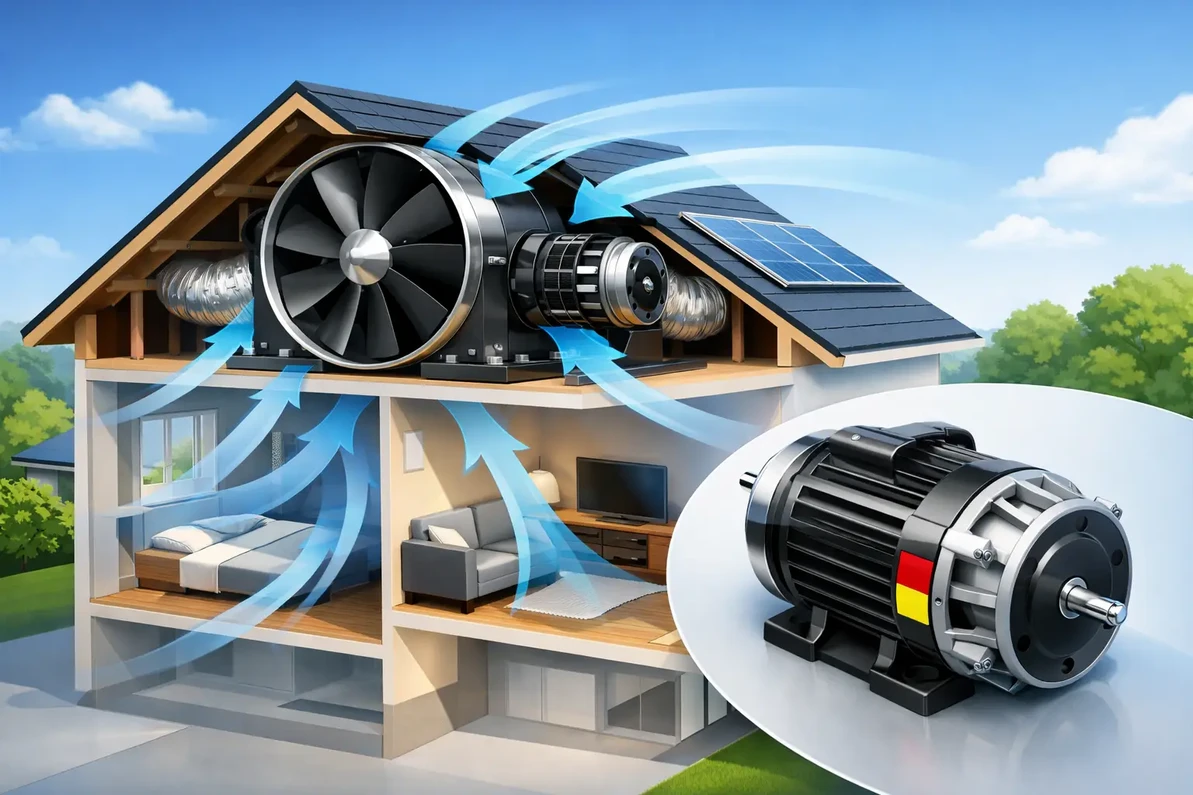 Centric Air Whole House Fans with German Motor