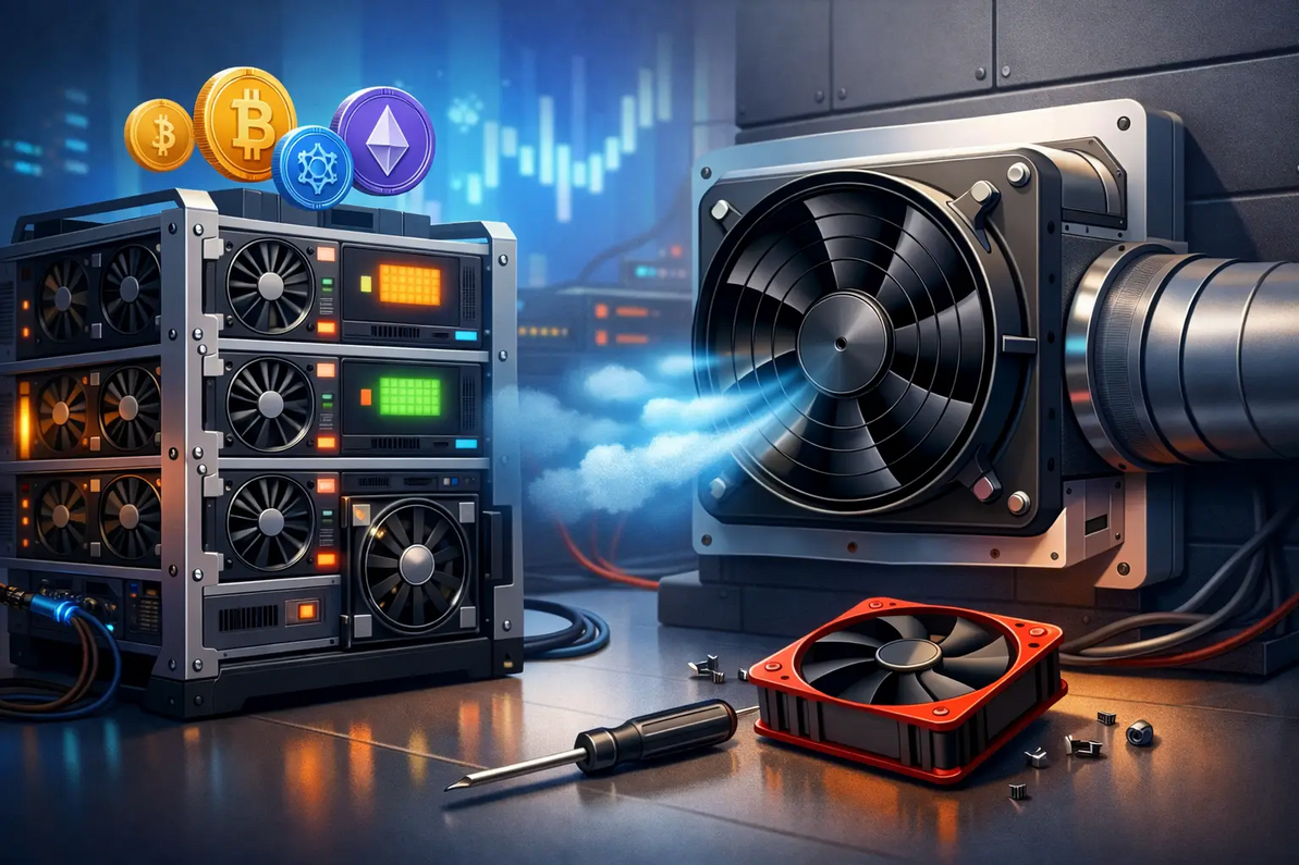 Crypto Exhaust Fan Upgrade Case Guide