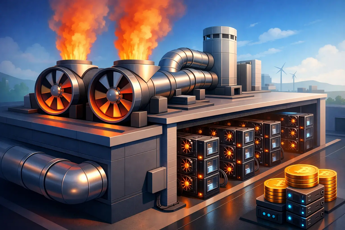 Crypto Mine Exhaust Upgrade Example