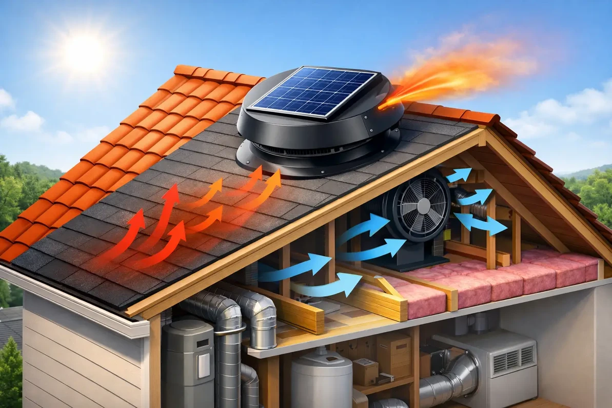 Do Solar Attic Fans Really Work? Engineering Answer