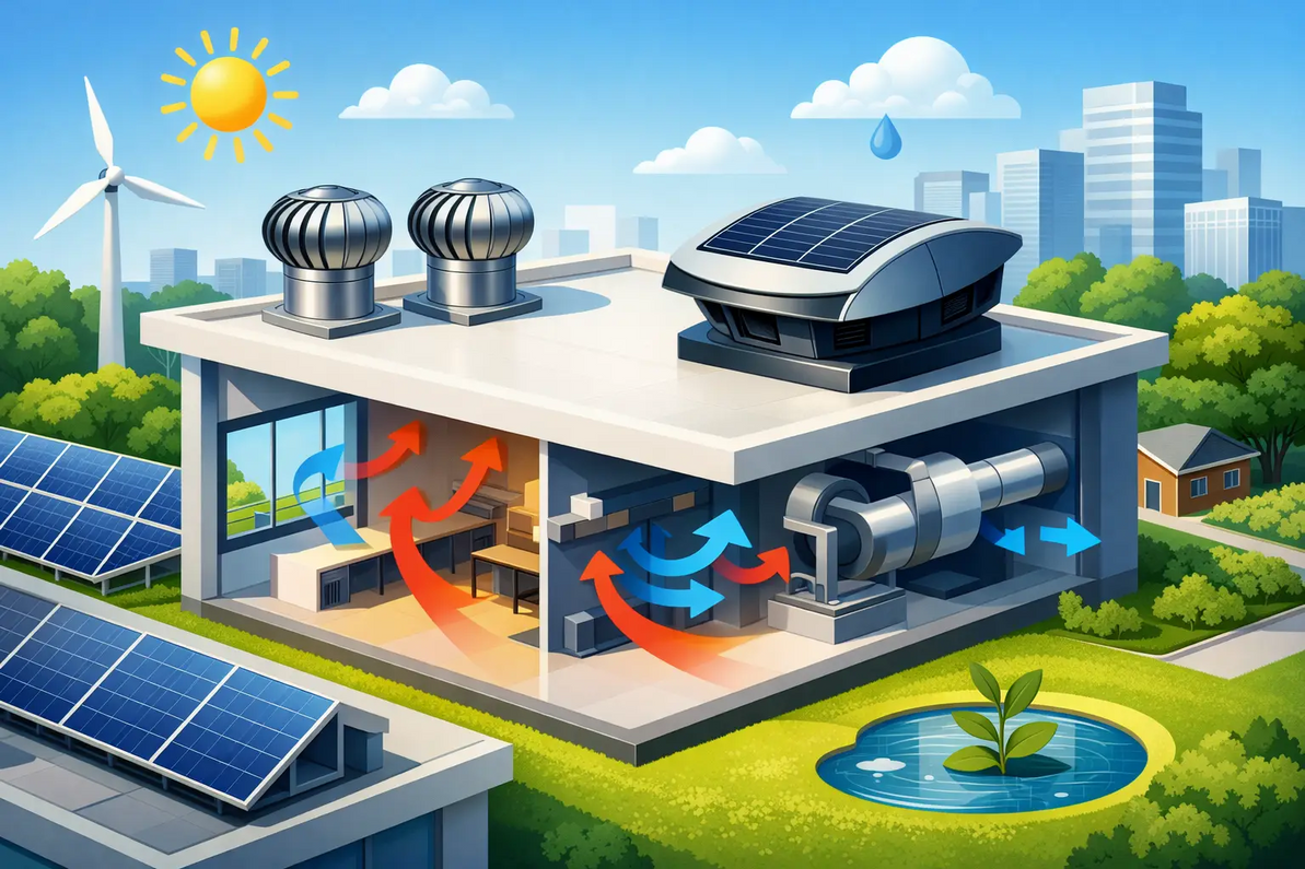 Edmonds Hybrid Ventilation for LEED & Net-ZERO