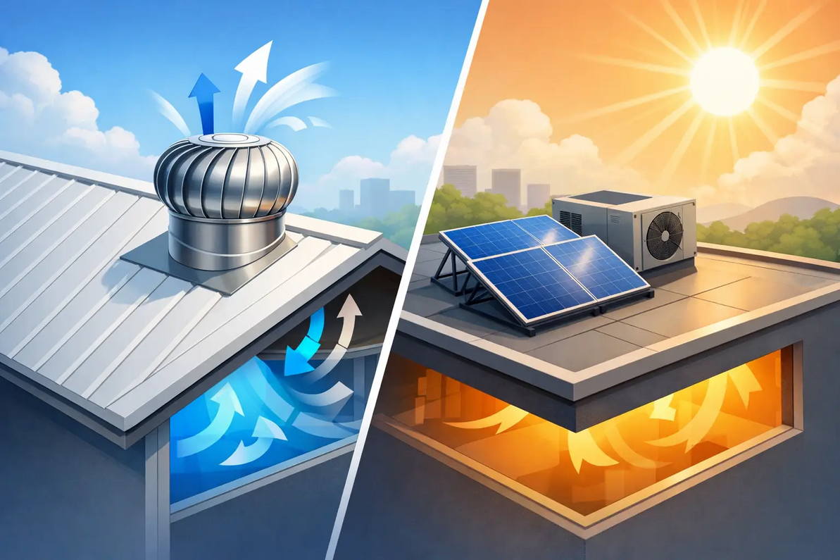 Edmonds Hybrid Ventilation vs Rooftop Powered Ventilation