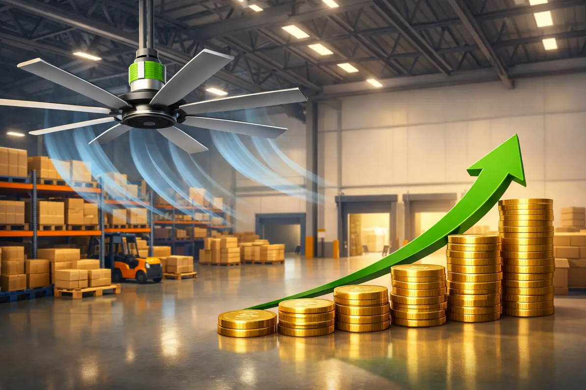 Energy Saving Warehouse Fans That Pay Off