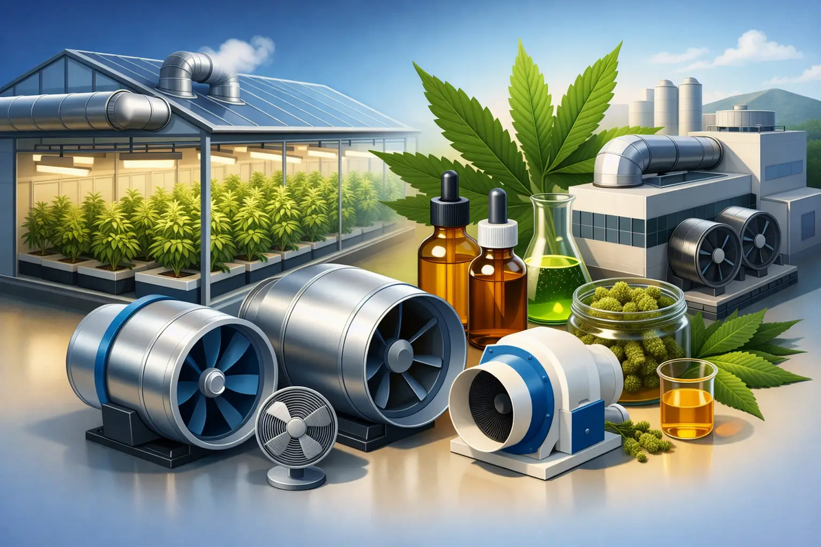 Factory Fans Direct Cannabis & Hemp Ventilation & Cooling Experts