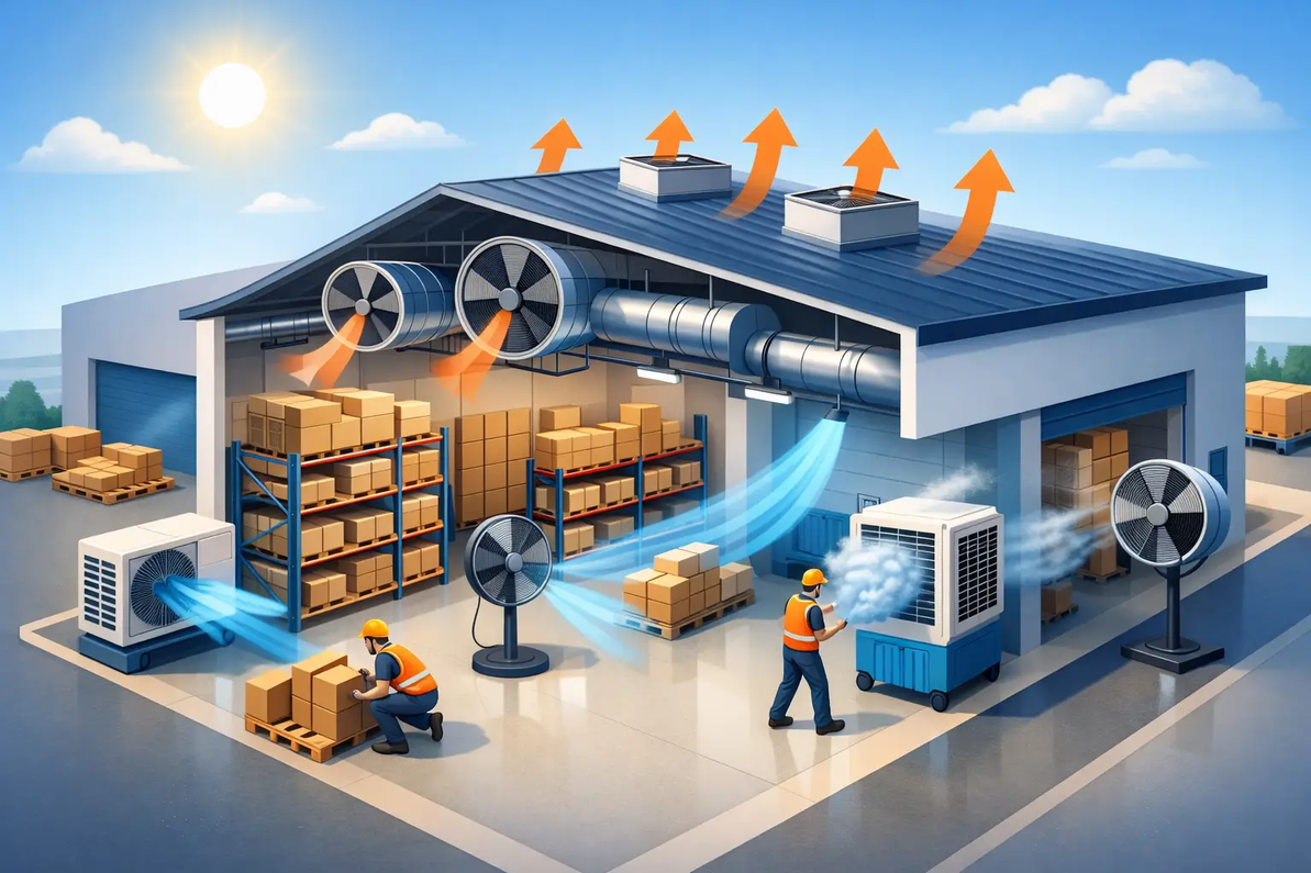 Free Expert Warehouse Ventilation & Cooling Advice