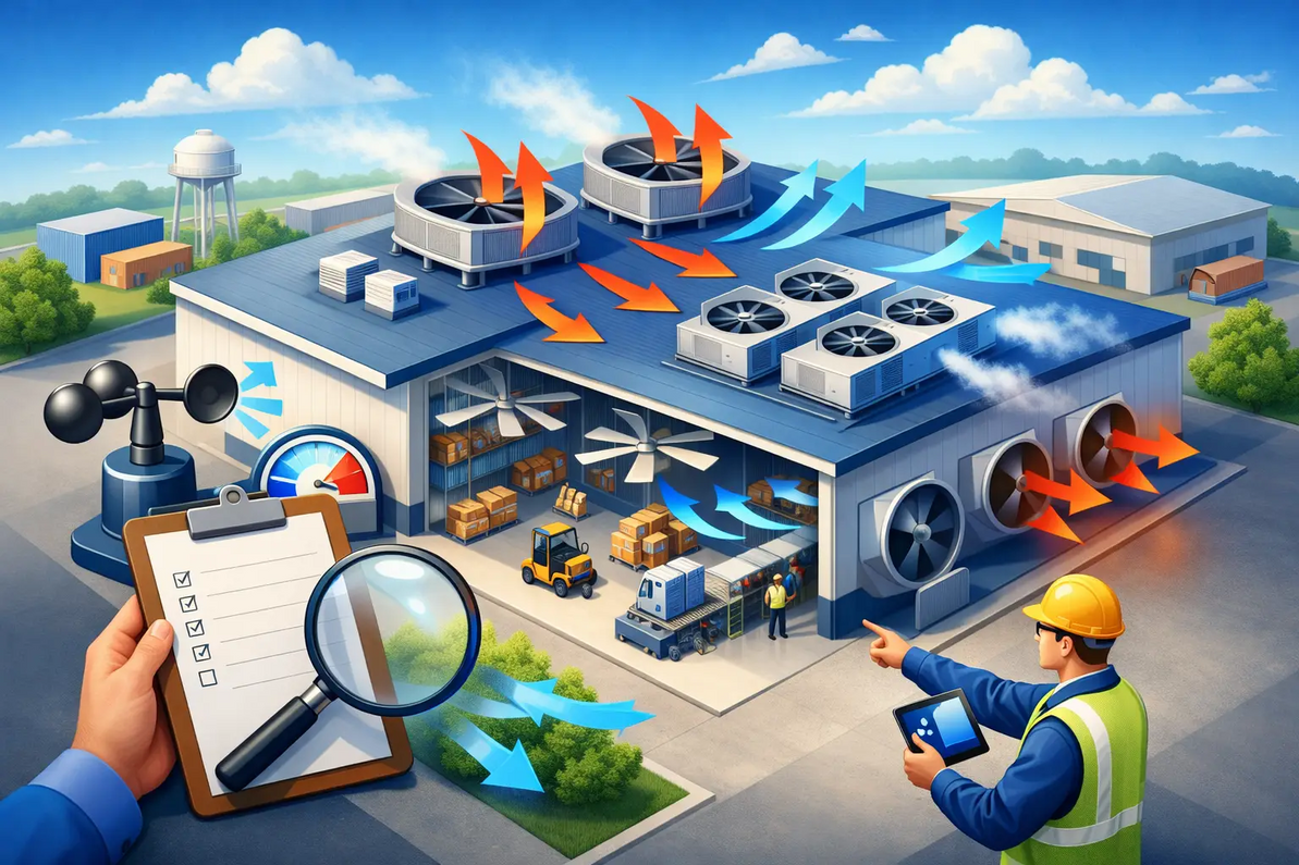 Free Ventilation & Cooling Evaluation for Warehouses & Manufacturing Facilities
