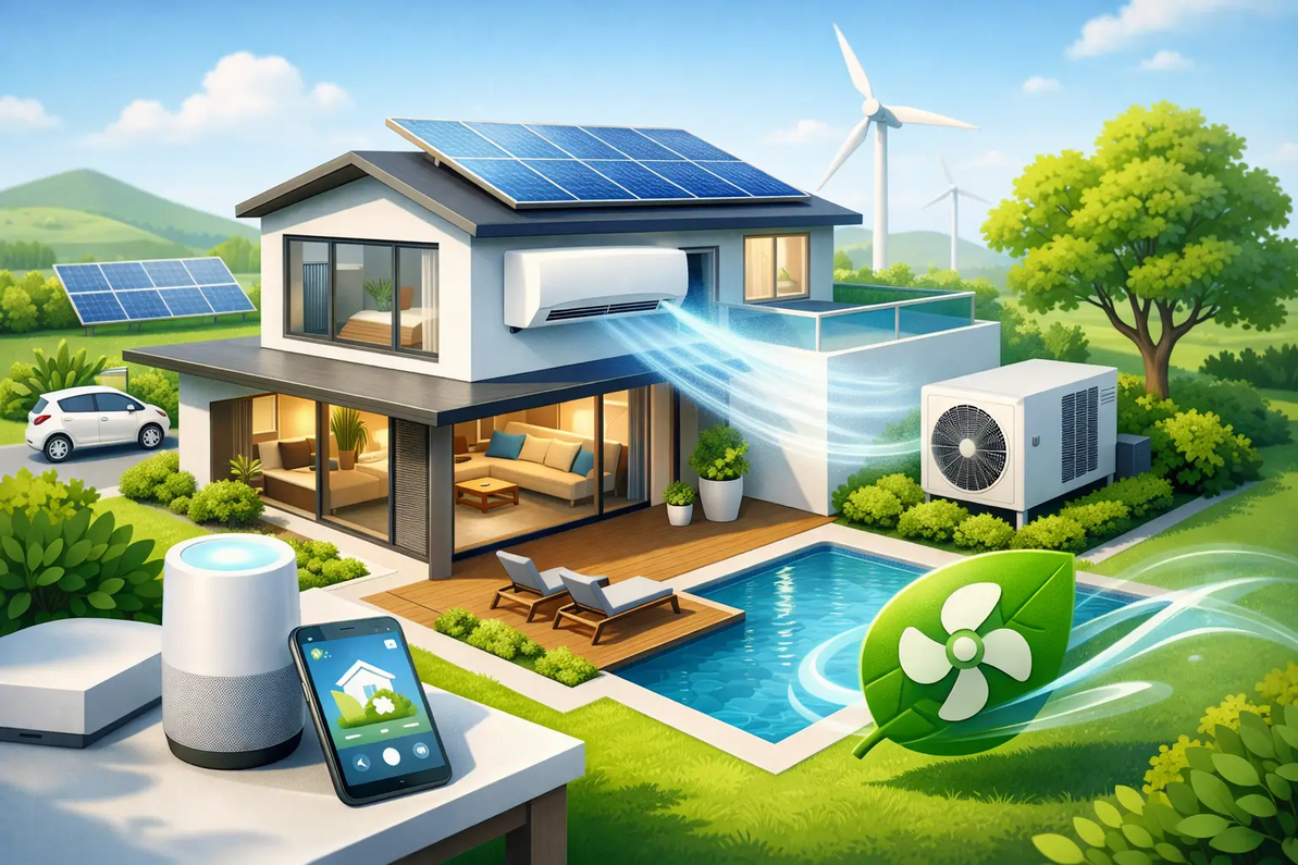 Green Cooling for Smart Homes That Works