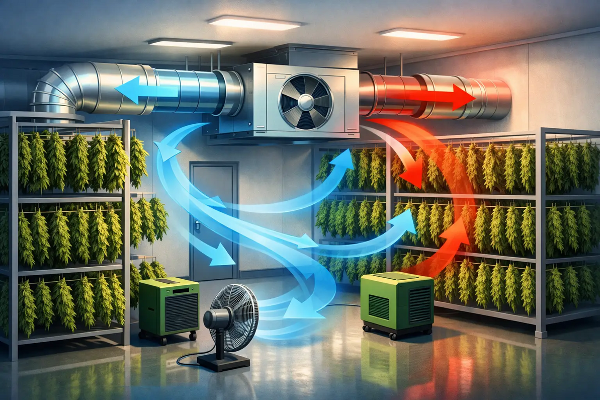Hemp Drying Room Ventilation Done Right