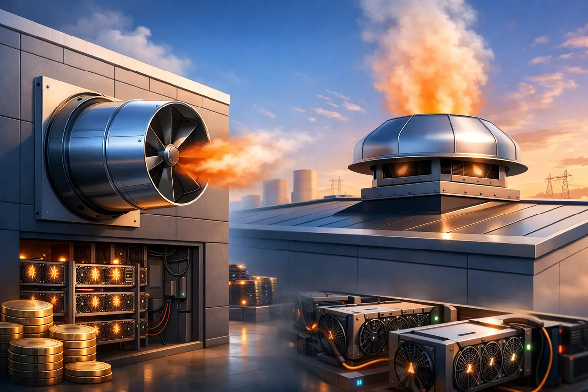 High Temp/SP Crypto Mining Side & Roof Mount Exhaust Fans