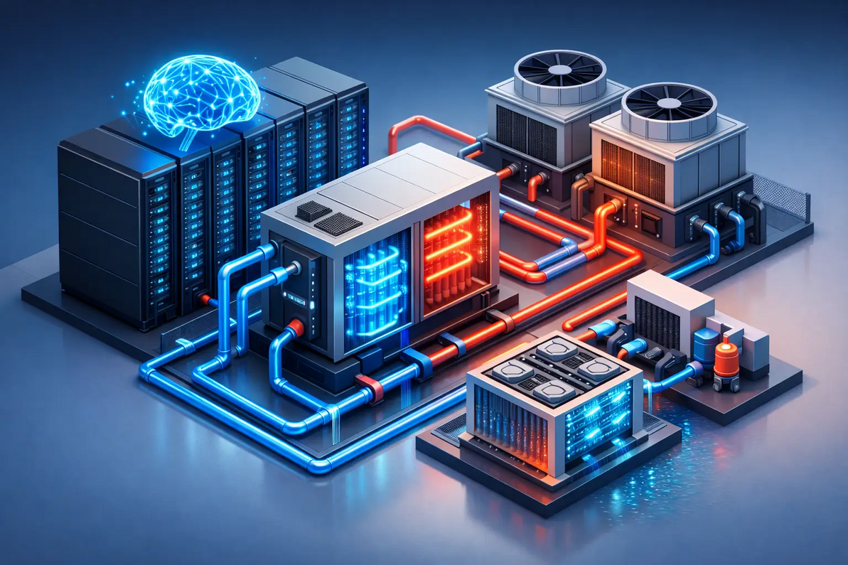 How Does an AI HPC Closed Loop Cooling System Work?