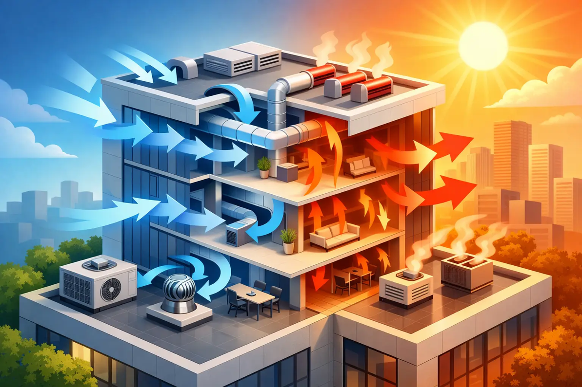 How Does Ventilation Combat Overheating in Buildings?