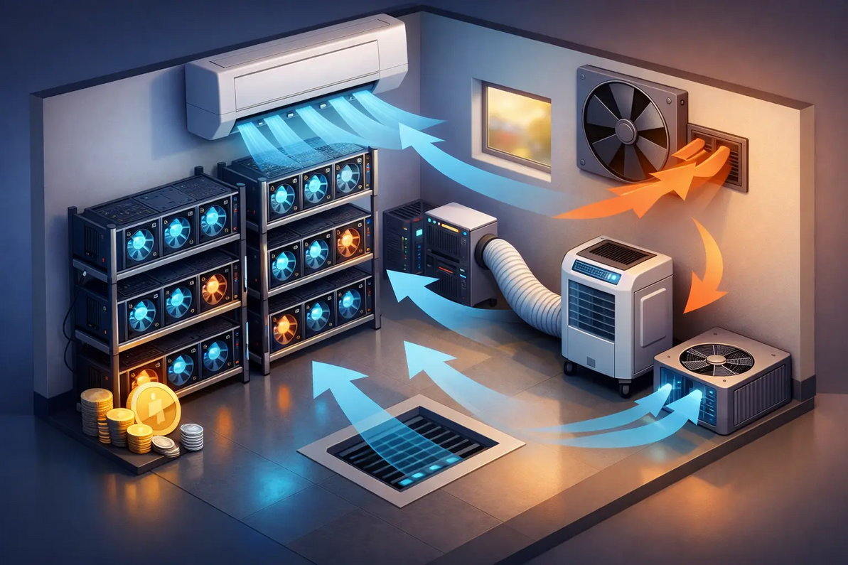 How to Cool a Crypto Mining Room