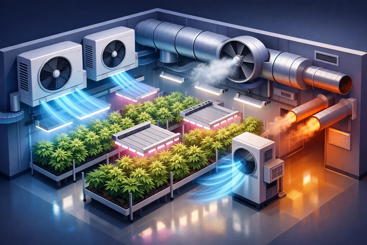 How to Cool a Grow Facility Correctly