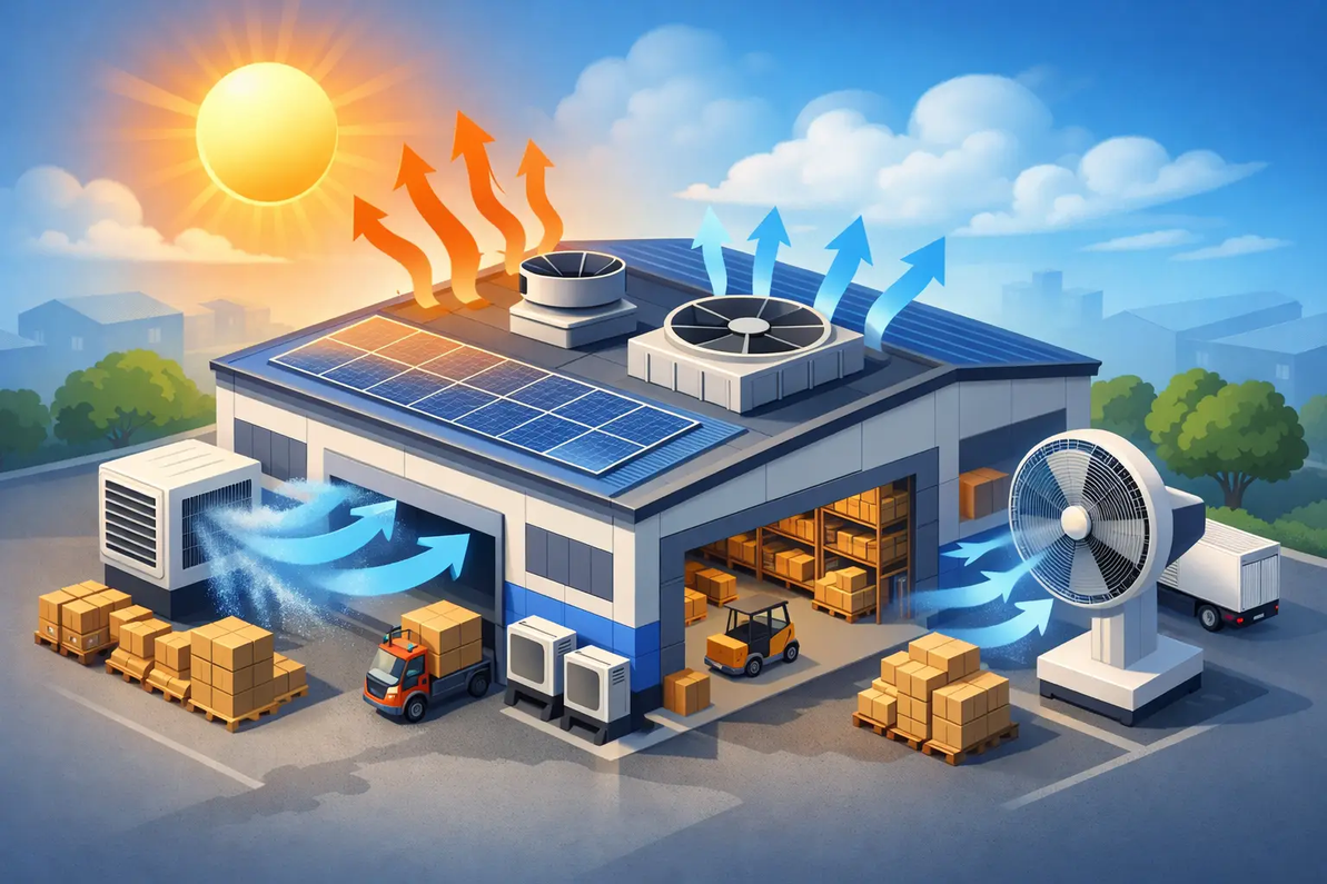 How to Reduce Warehouse Heat Buildup