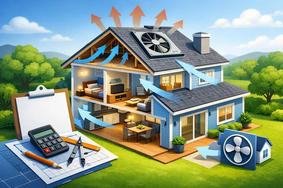 How to Size a Whole House Fan Right