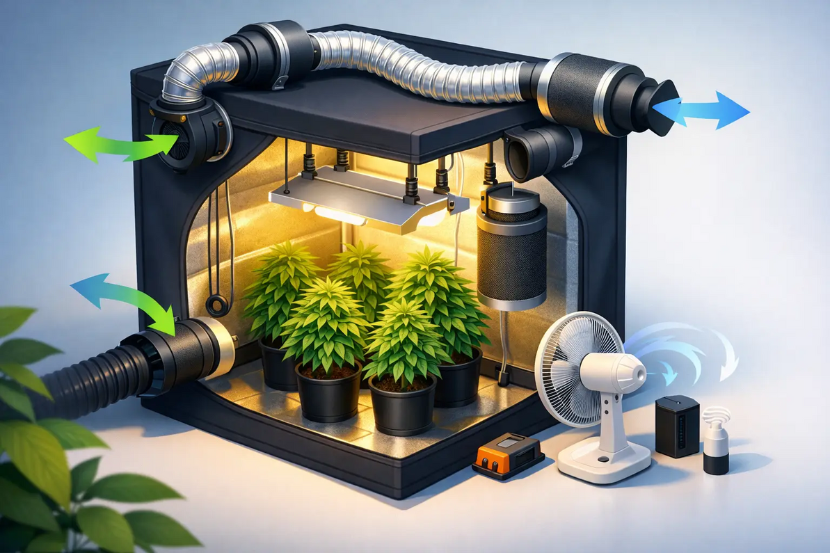 How to Ventilate a Grow Tent Correctly