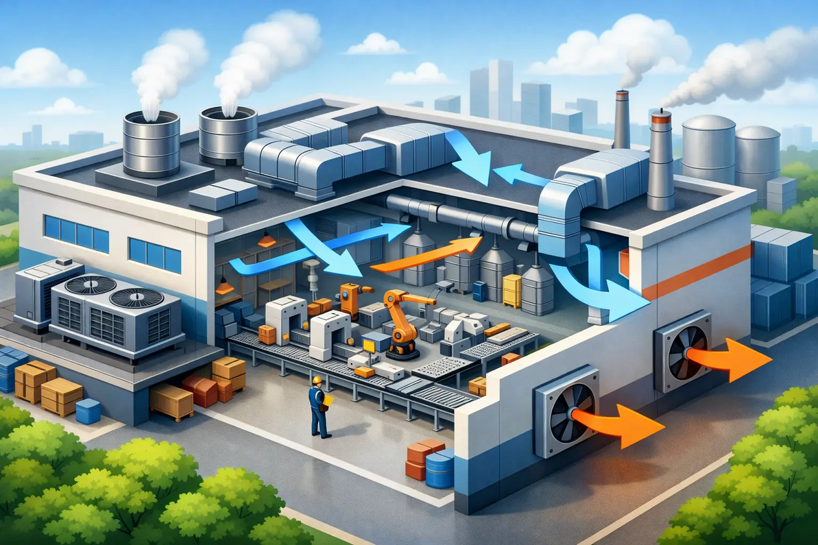 How to Ventilate a Manufacturing Plant