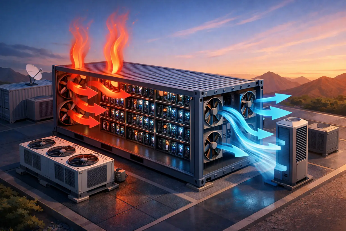 How to Ventilate & Cool Crypto Mining Containers Correctly