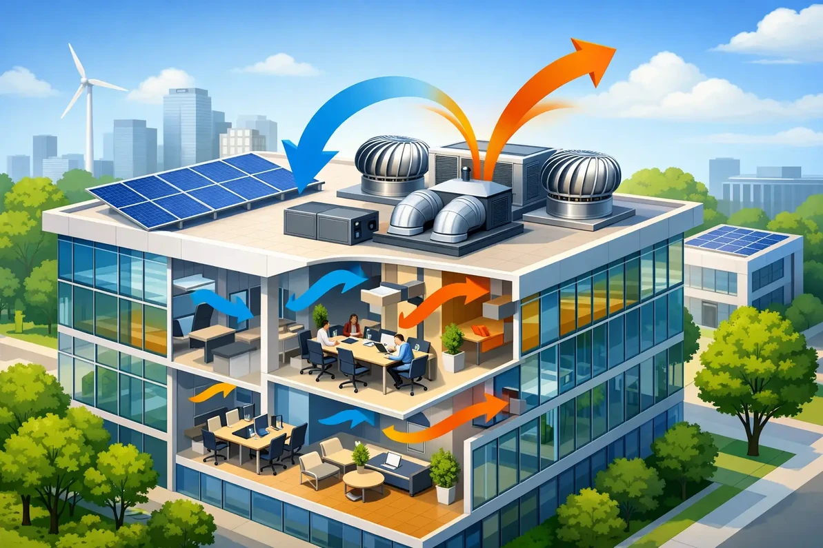 Smart Buildings Architects Recommend Edmonds ecoPOWER Hybrid Ventilation