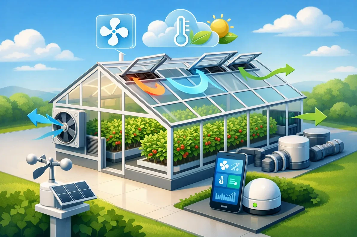 Smart Greenhouse Ventilation Trends for Growers