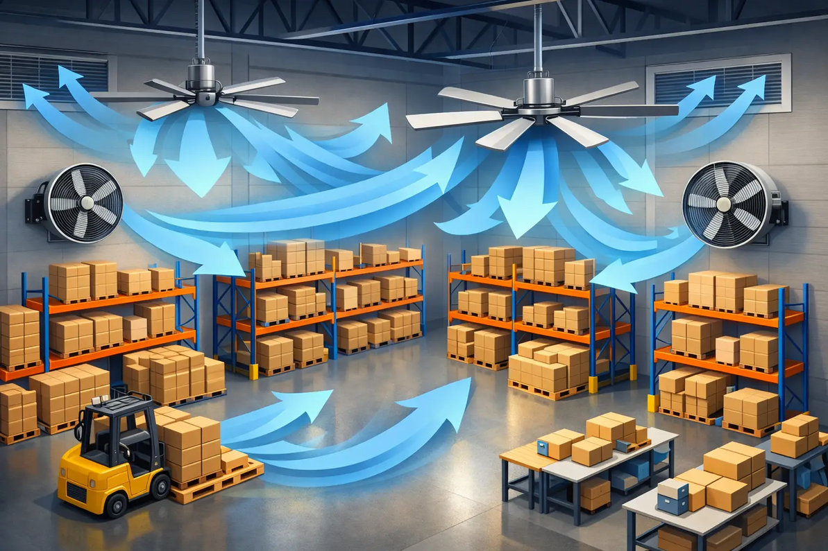 Warehouse Fan Layout Guide for Better Airflow