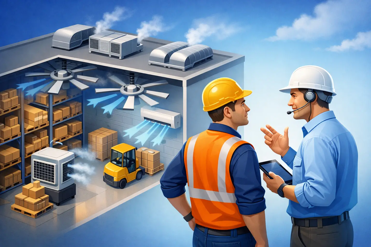 Warehouse Ventilation & Cooling - Talk With an Expert