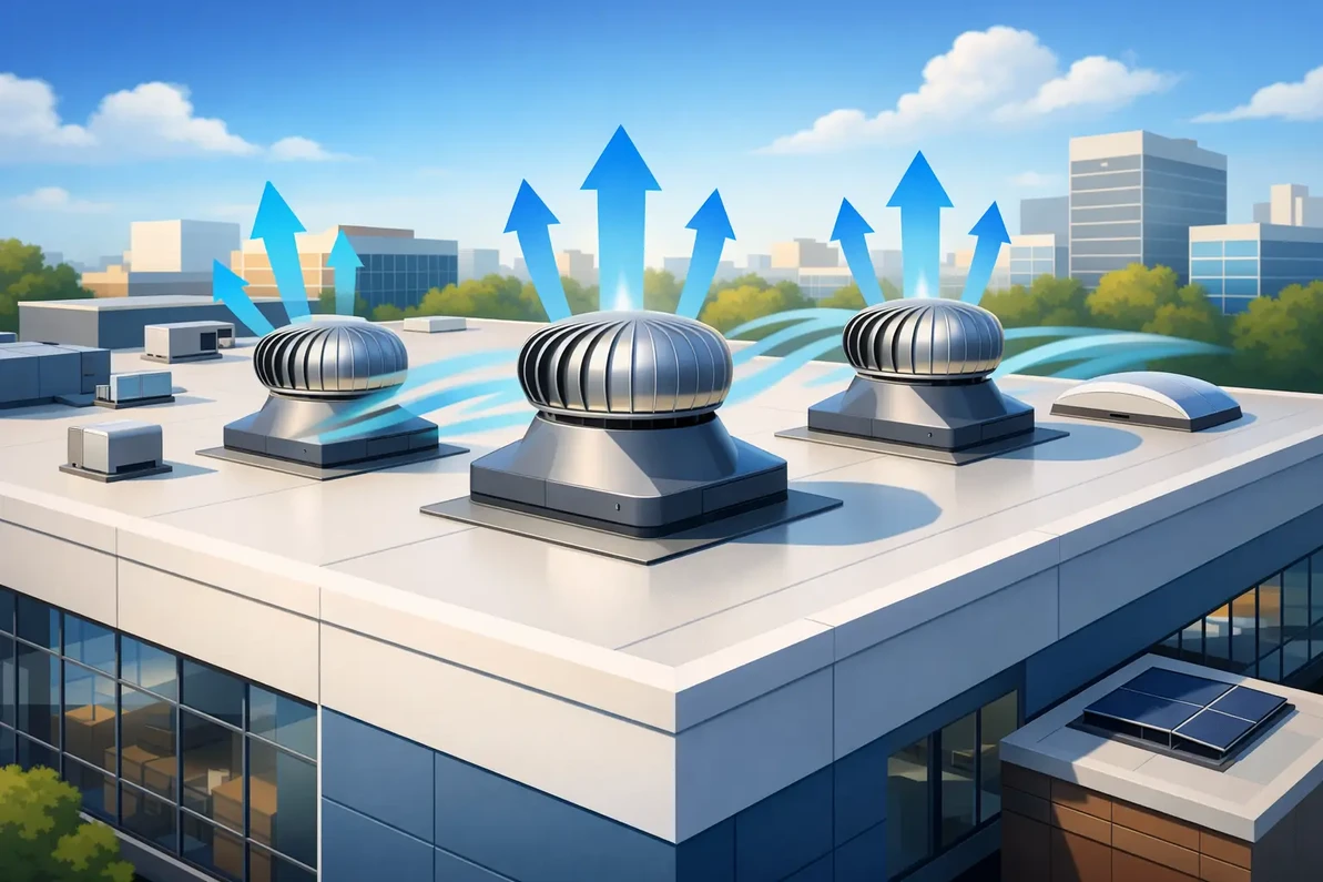 Why Architects Recommend Edmonds Hybrid Roof Ventilation for Commercial Buildings