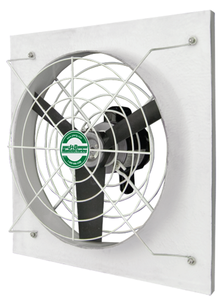 A8 - J&D HAF PANEL FAN with WIDE GUARD | Sizes 20" & 24" 3,680-5,550 CFM,  Galvanized and Fiberglass Housing  |  VPP24F12P (CLICK TO VIEW CUT SHEET & DETAILS)  (CALL FOR FREE EXPERT ADVICE & PRICING)