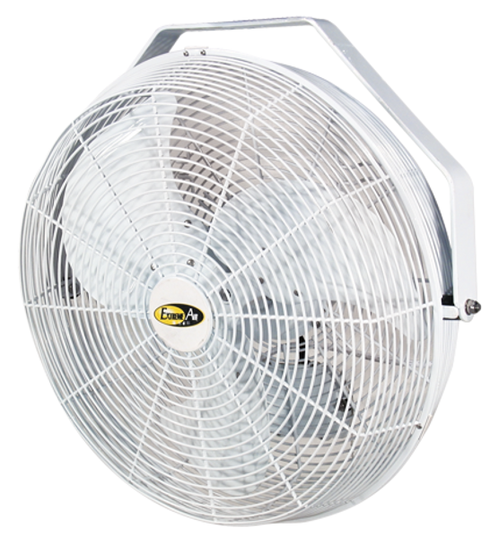 A8 - J&D  INDOOR/OUTDOOR UL507 CERTIFIED WALL,  CEILING or  POLE MOUNT FAN | Sizes 14"&  18" 3 Speed Pull Chain  870 - 2,210 CFM  115v  | POW18B (CLICK TO VIEW CUT SHEET & DETAILS)  (CALL FOR FREE EXPERT ADVICE & PRICING)